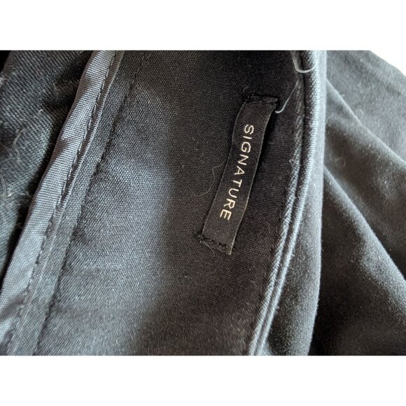 Talbots Signature Black Slim Fit Dress Pants Size 2 Womens Cotton Blend - Picture 4 of 5